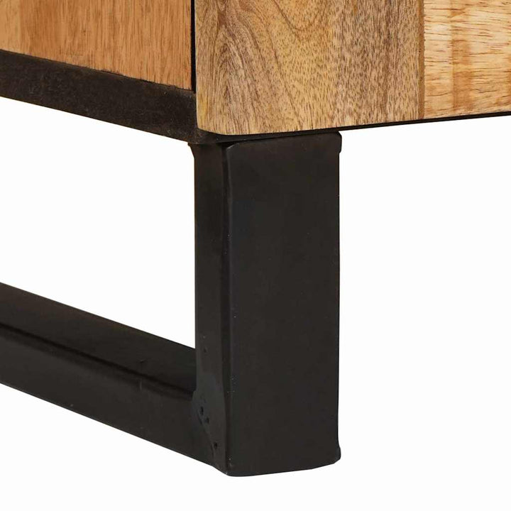Sideboard Med Lagring Brun 60 X 33 X 75 Cm Massivt Mangoträ