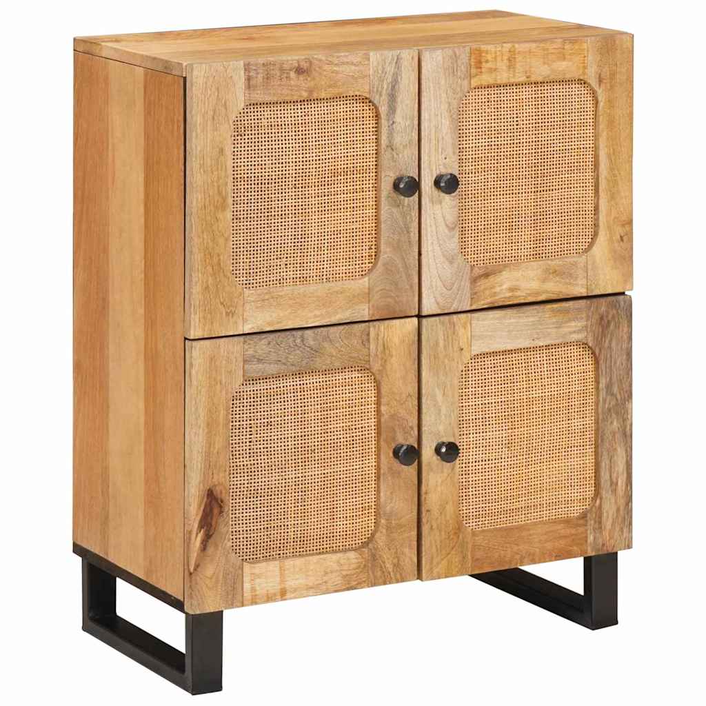 Sideboard Med Lagring Brun 60 X 33 X 75 Cm Massivt Mangoträ