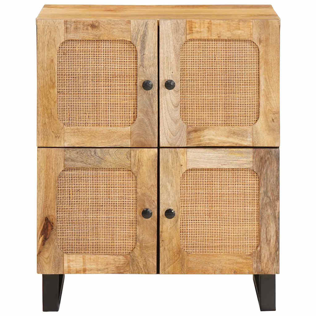 Sideboard Med Lagring Brun 60 X 33 X 75 Cm Massivt Mangoträ