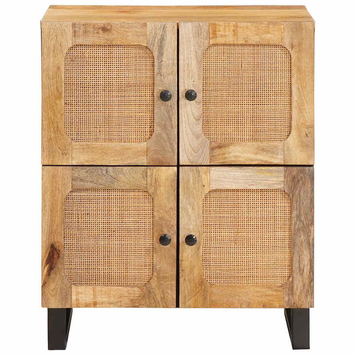 Sideboard Med Lagring Brun 60 X 33 X 75 Cm Massivt Mangoträ