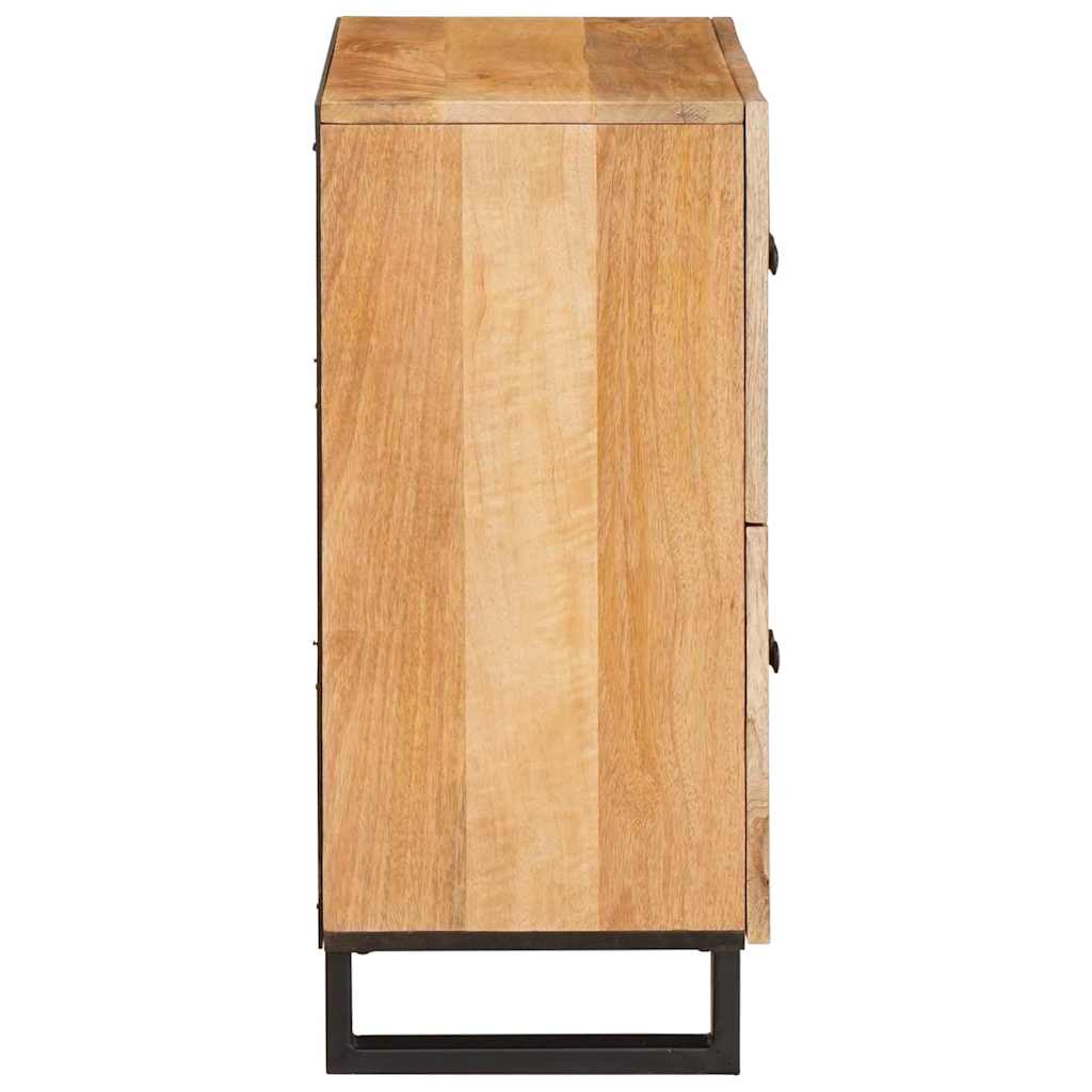 Sideboard Med Lagring Brun 60 X 33 X 75 Cm Massivt Mangoträ