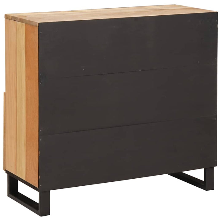 Sideboard Med Lagring Brun 80 X 33 X 75 Cm Massivt Mangoträ