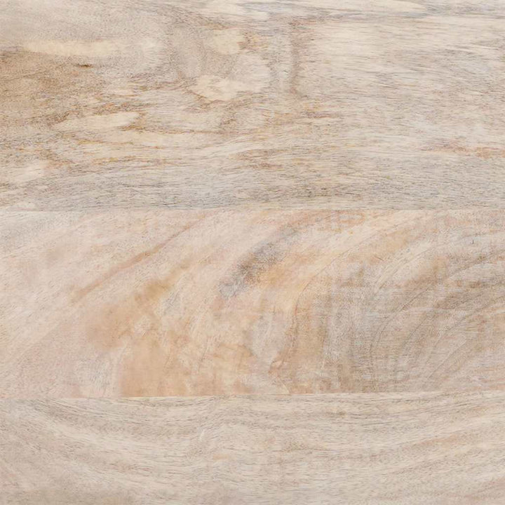 Sideboard 60 X 33 X 75 Cm Massivt Mangoträ Vit