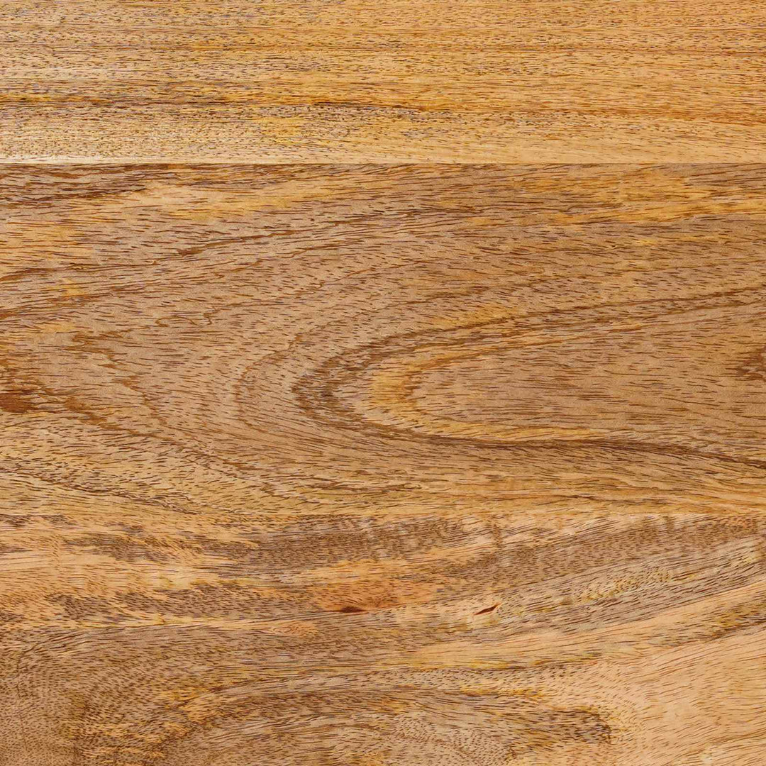 Sideboard 60 X 33 X 75 Cm Massivt Mangoträ Naturfärg