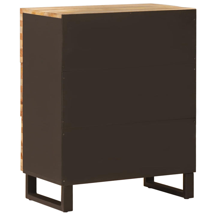 Förvaringsskåp 60 X 33 X 75 Cm Massivt Mangoträ Brun