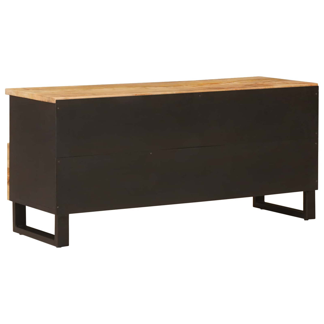 Tv-Skåp Med Låda Corona Brun 100 X 33 X 46 Cm Massivt Mangoträ