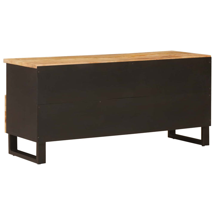 Tv-Skåp Med Låda Corona Brun 100 X 33 X 46 Cm Massivt Mangoträ
