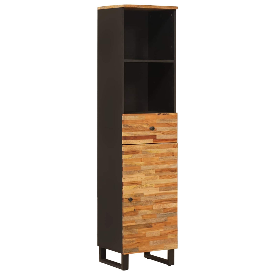 Badrumsskåp Artisan Ek 38 X 33 X 160 Cm Massivt Mangoträ