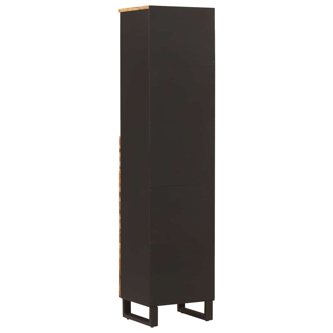 Badrumsskåp Artisan Ek 38 X 33 X 160 Cm Massivt Mangoträ