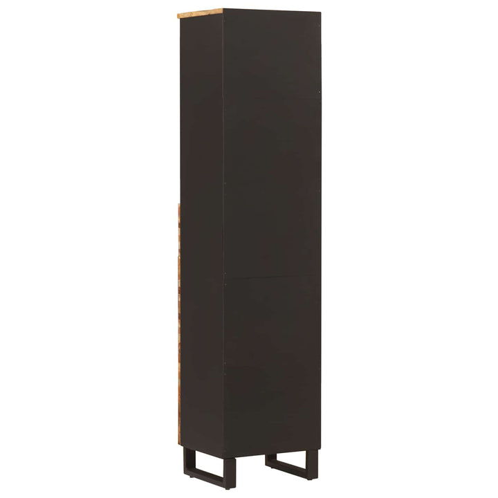 Badrumsskåp Artisan Ek 38 X 33 X 160 Cm Massivt Mangoträ