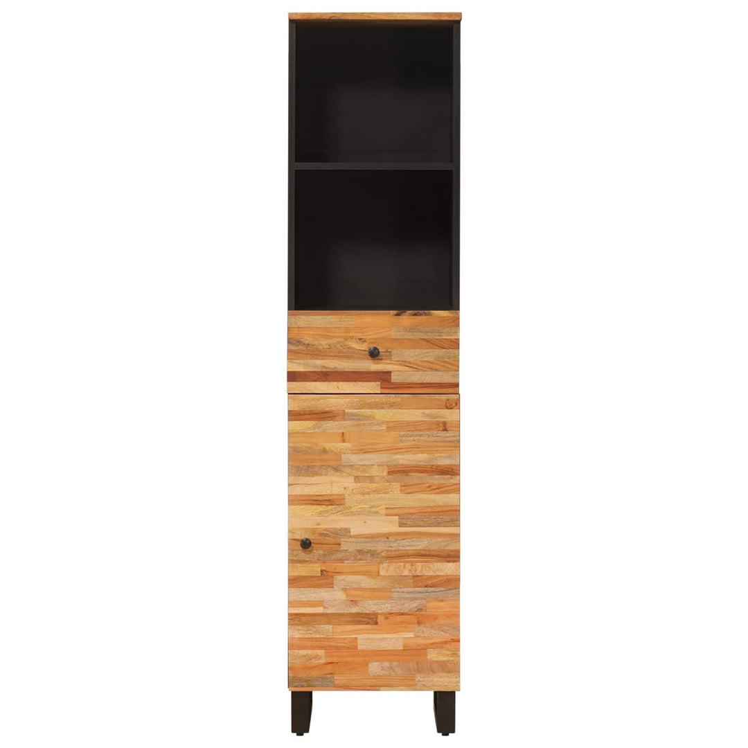 Badrumsskåp Artisan Ek 38 X 33 X 160 Cm Massivt Mangoträ