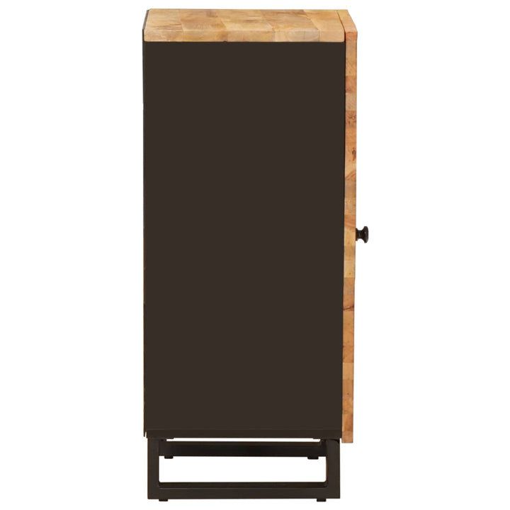 Sidokabinett Med Lagring Brun 40 X 33 X 75 Cm Massivt Mangoträ