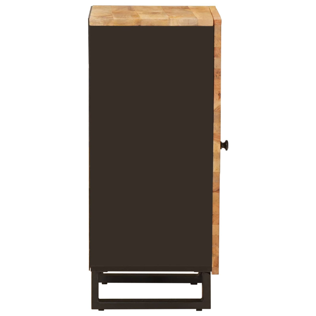 Sidokabinett Med Lagring Brun 40 X 33 X 75 Cm Massivt Mangoträ
