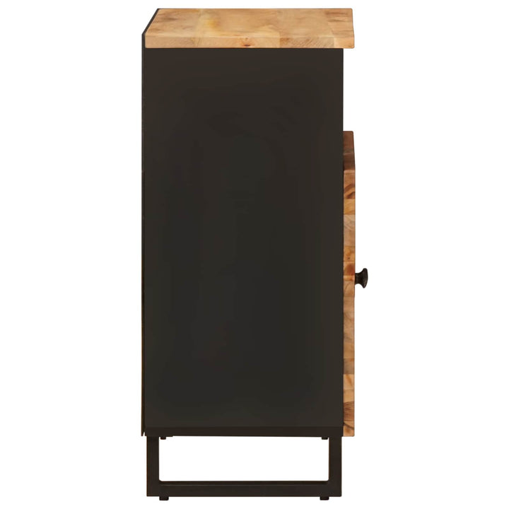 Sidokabinett Med Lagring Brun 60 X 33 X 75 Cm Massivt Mangoträ