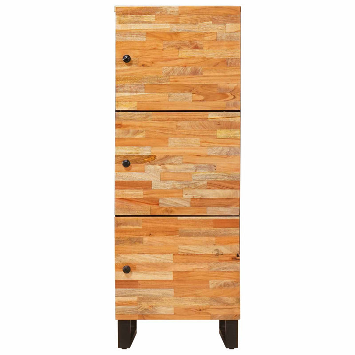 Lagringsskåp Med Hylla Brun 40 X 33 X 110 Cm Massivt Mangoträ