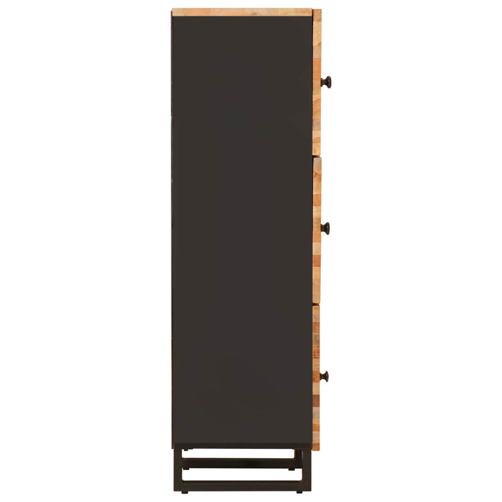 Lagringsskåp Med Hylla Brun 40 X 33 X 110 Cm Massivt Mangoträ