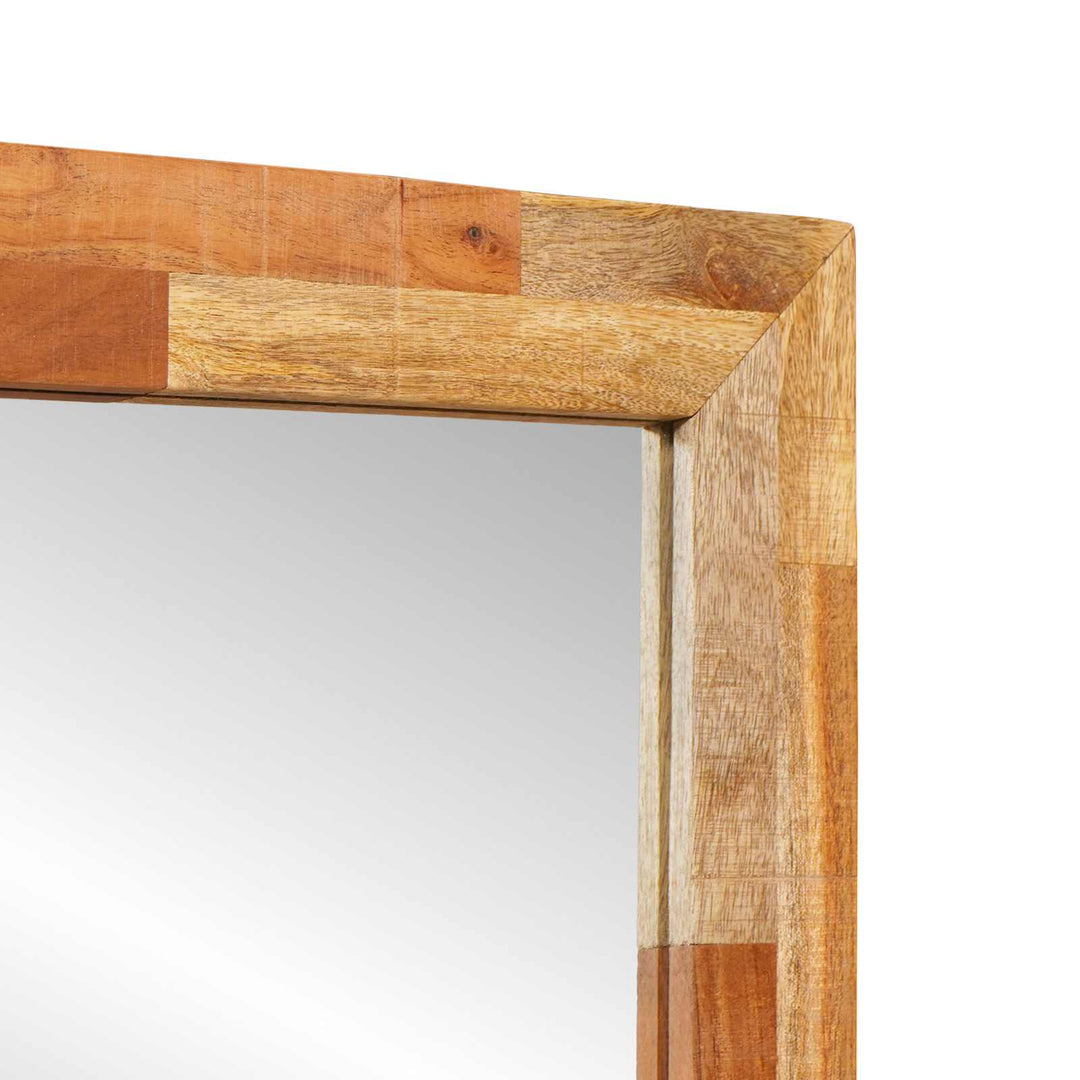 Badrumsspegel Artisan Ek 50 X 70 X 2,5 Cm Massivt Mangoträ
