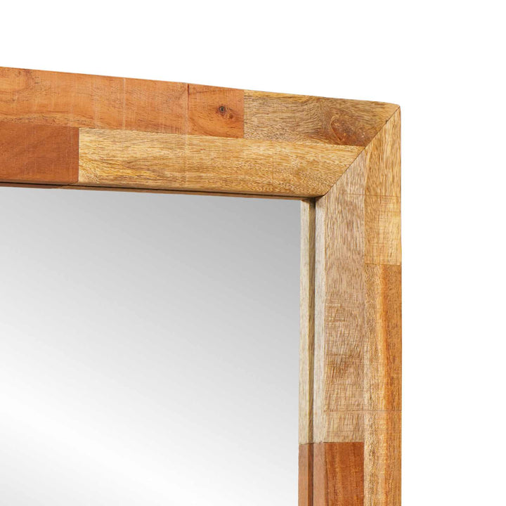 Badrumsspegel Artisan Ek 50 X 70 X 2,5 Cm Massivt Mangoträ