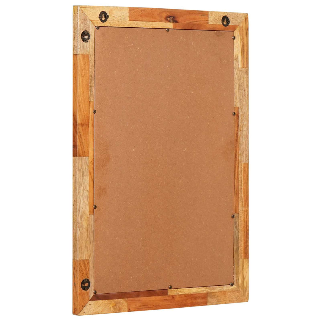 Badrumsspegel Artisan Ek 50 X 70 X 2,5 Cm Massivt Mangoträ