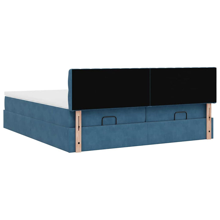 Ottomansk Säng Med Madrasser Och Led-Lampor 200X200Cm