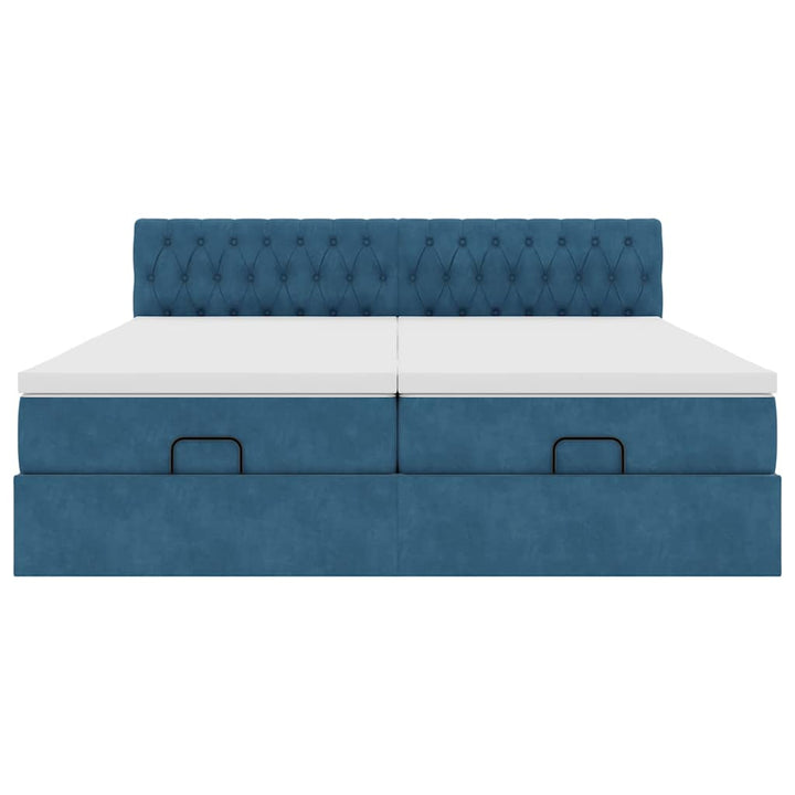 Ottomansk Säng Med Madrasser Och Led-Lampor 200X200Cm