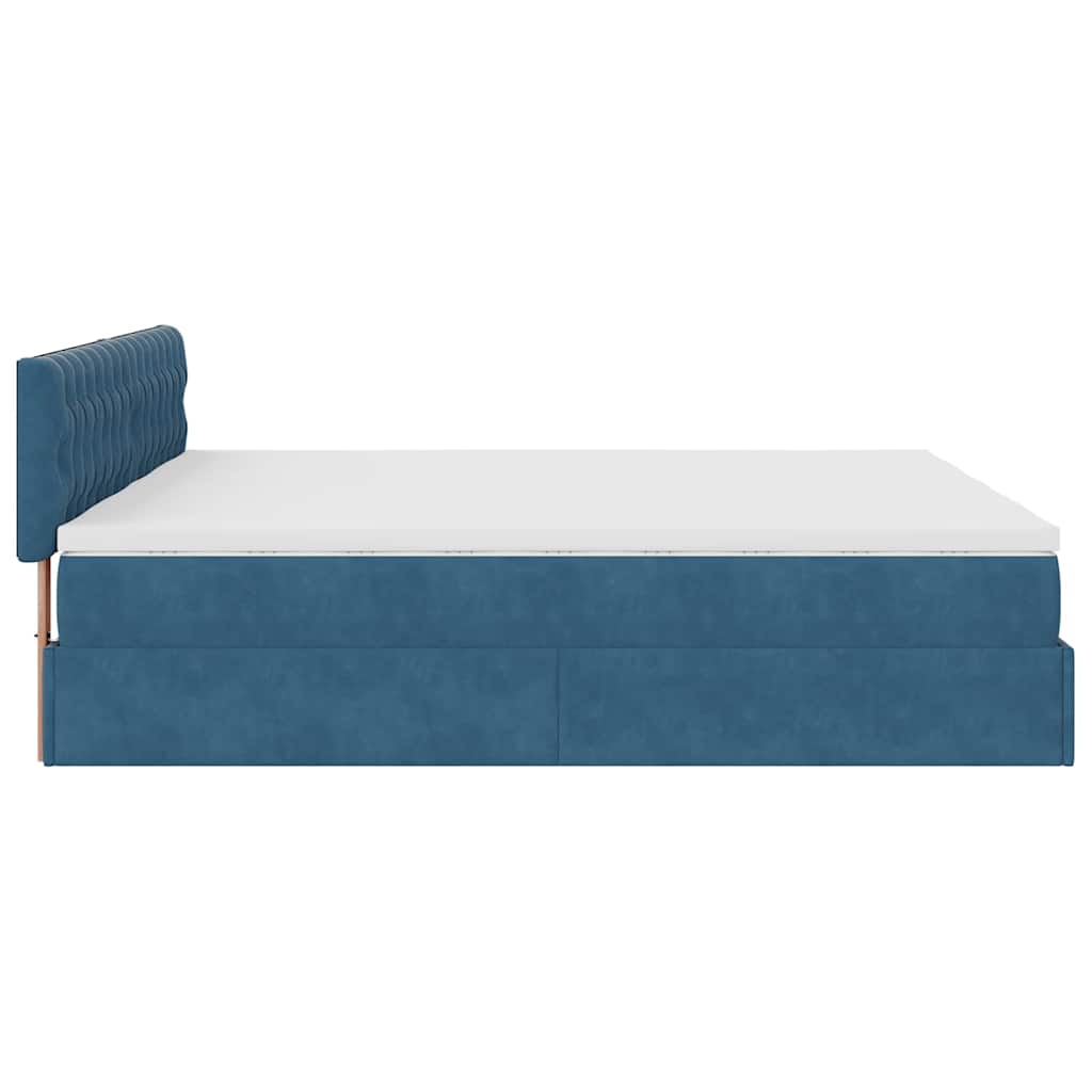 Ottomansk Säng Med Madrasser Och Led-Lampor 200X200Cm