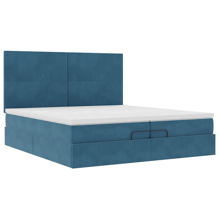Ottomansk Säng Med Madrasser Och Led-Lampor 200X200Cm