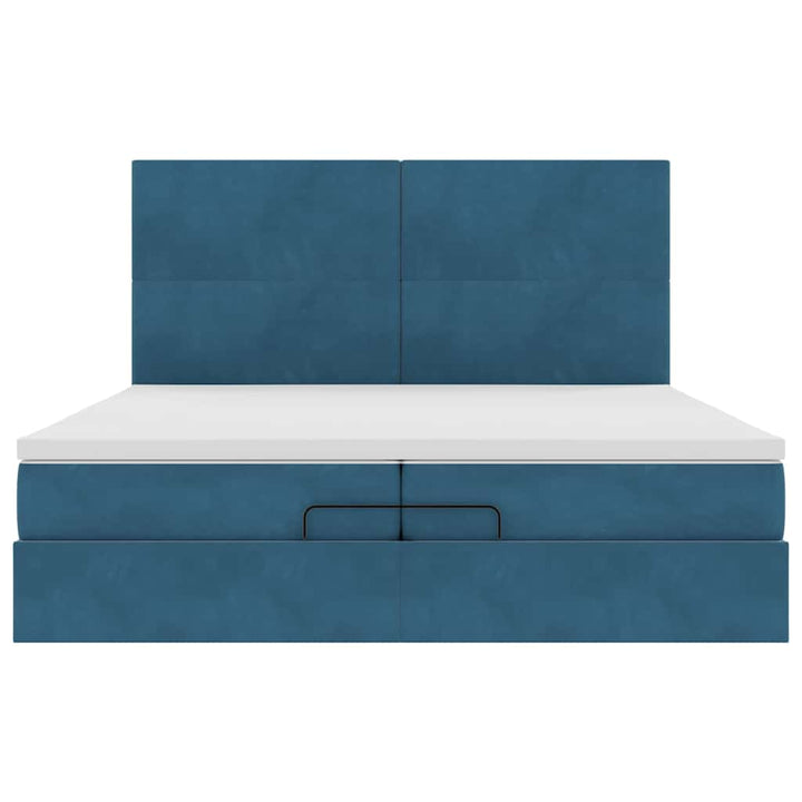 Ottomansk Säng Med Madrasser Och Led-Lampor 200X200Cm