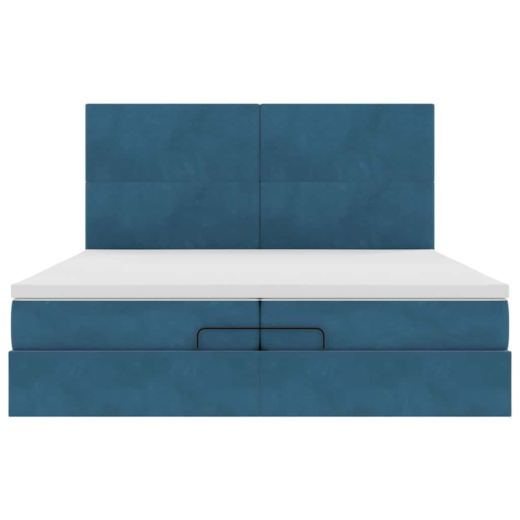 Ottomansk Säng Med Madrasser Och Led-Lampor 200X200Cm