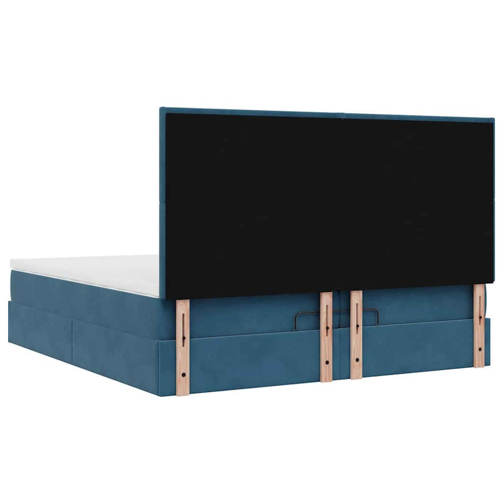 Ottomansk Säng Med Madrasser Och Led-Lampor 200X200Cm