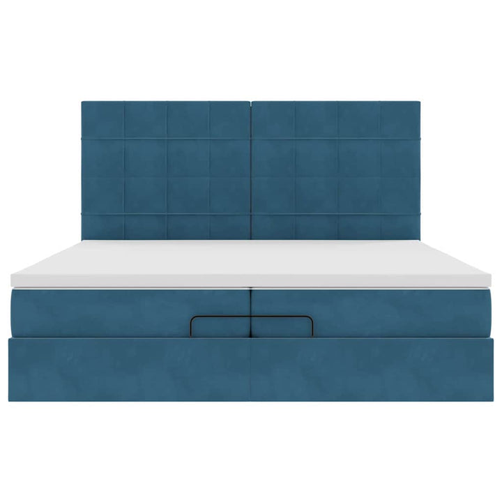 Ottomansk Säng Med Madrasser Och Led-Lampor 200X200Cm