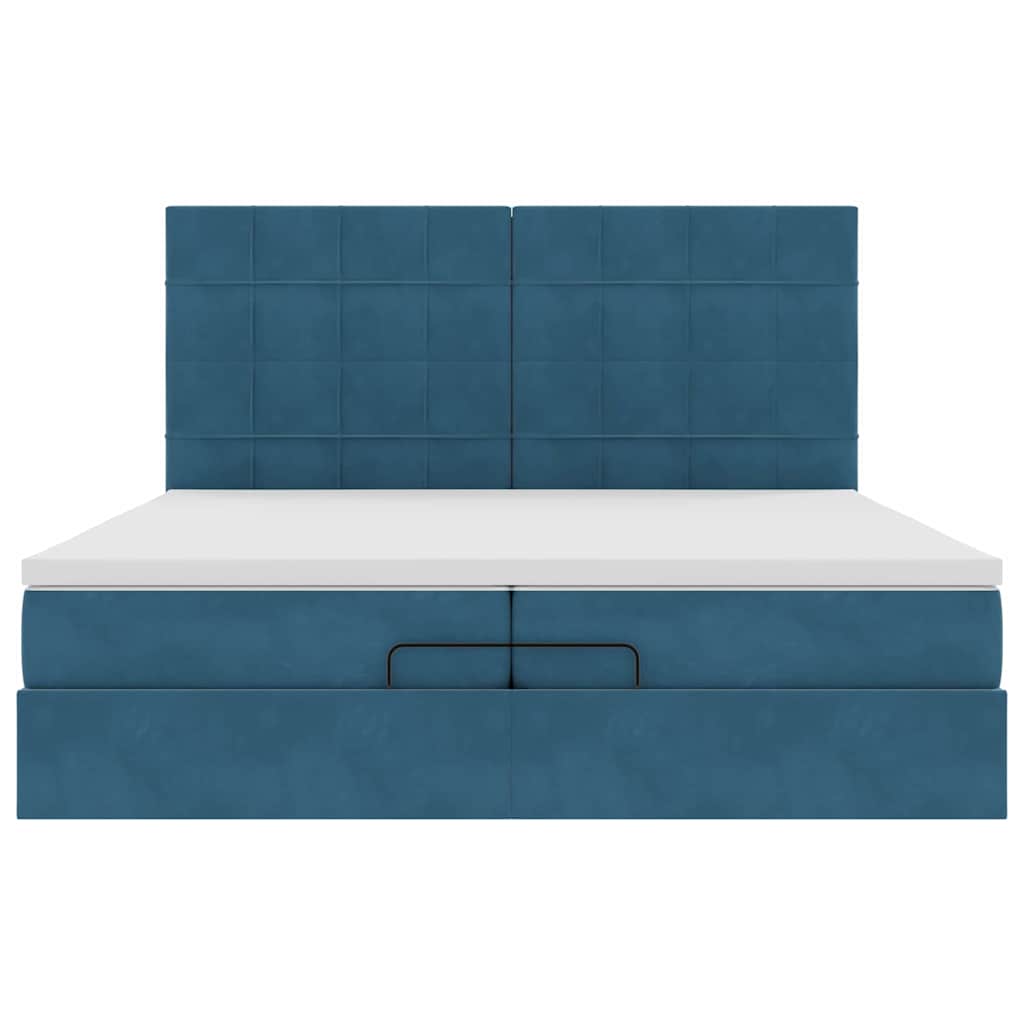 Ottomansk Säng Med Madrasser Och Led-Lampor 200X200Cm