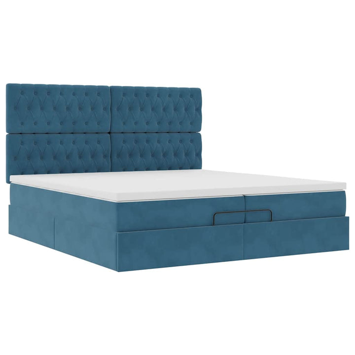 Ottomansk Säng Med Madrasser Och Led-Lampor 200X200Cm