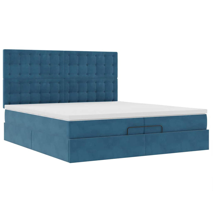 Ottomansk Säng Med Madrasser Och Led-Lampor 200X200Cm