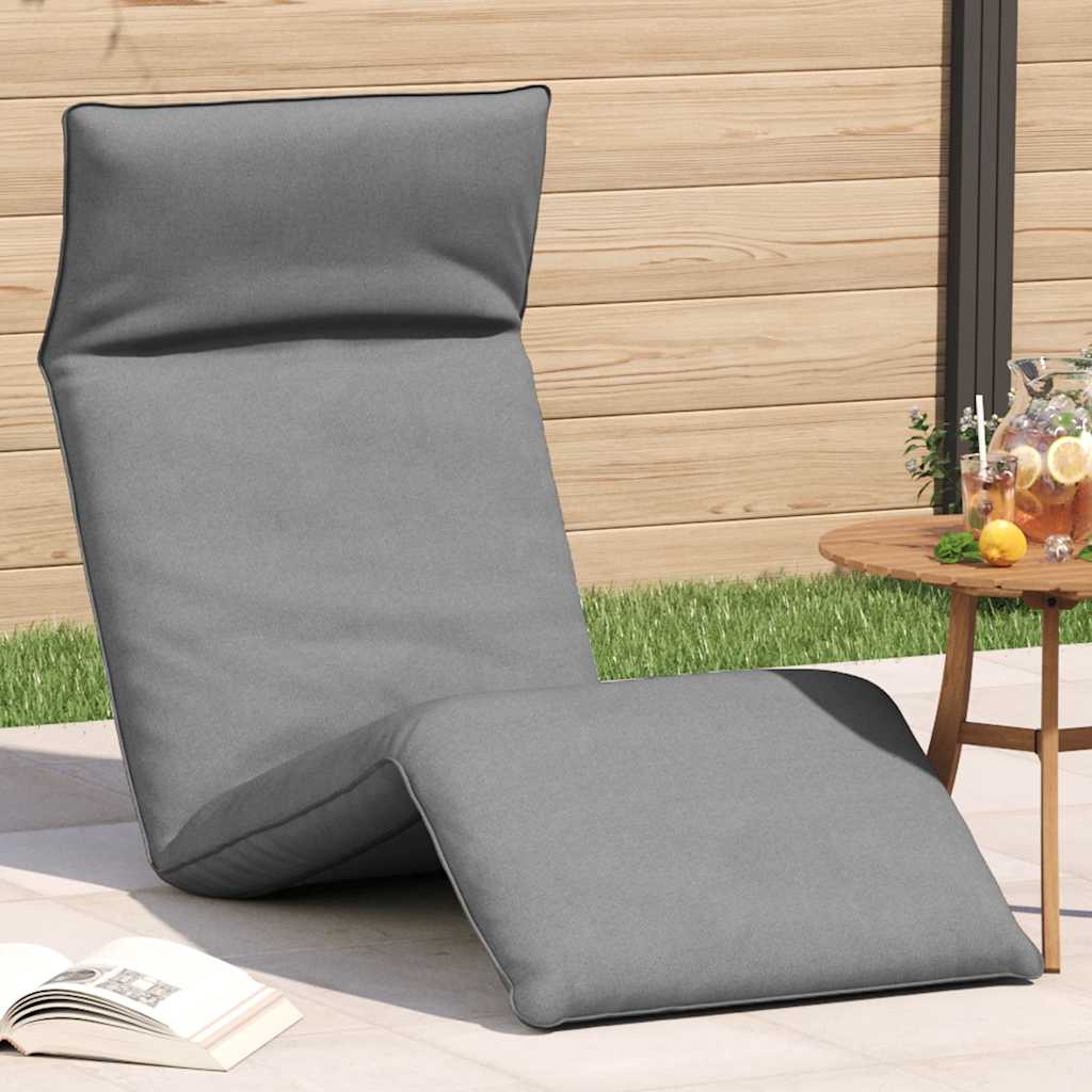Hopfällbar Solstol Bladmönster 175X54X8,5 Cm Oxfordtyg