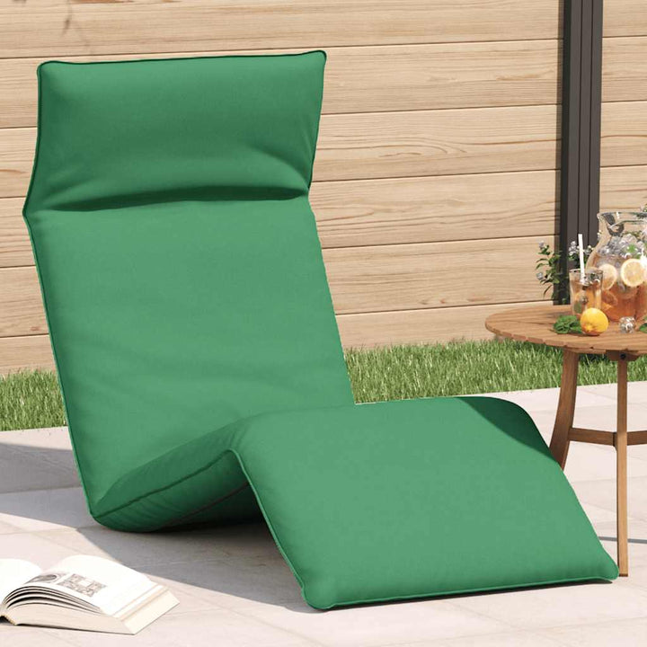 Hopfällbar Solstol Bladmönster 175X54X8,5 Cm Oxfordtyg