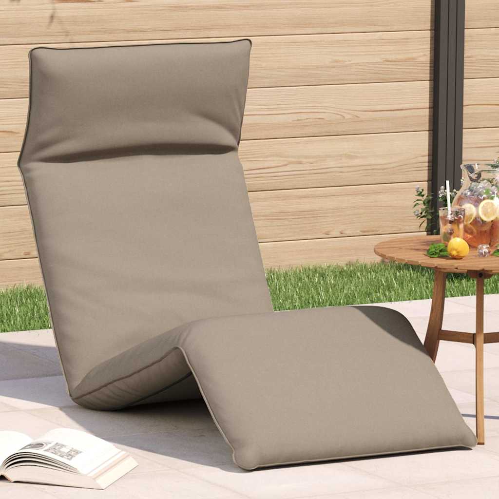 Hopfällbar Solstol Bladmönster 175X54X8,5 Cm Oxfordtyg