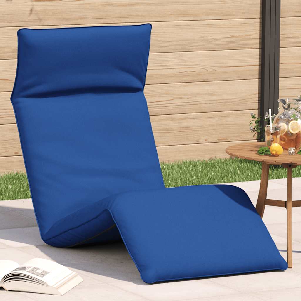 Hopfällbar Solstol Bladmönster 175X54X8,5 Cm Oxfordtyg
