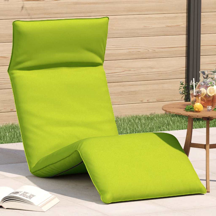 Hopfällbar Solstol Bladmönster 175X54X8,5 Cm Oxfordtyg