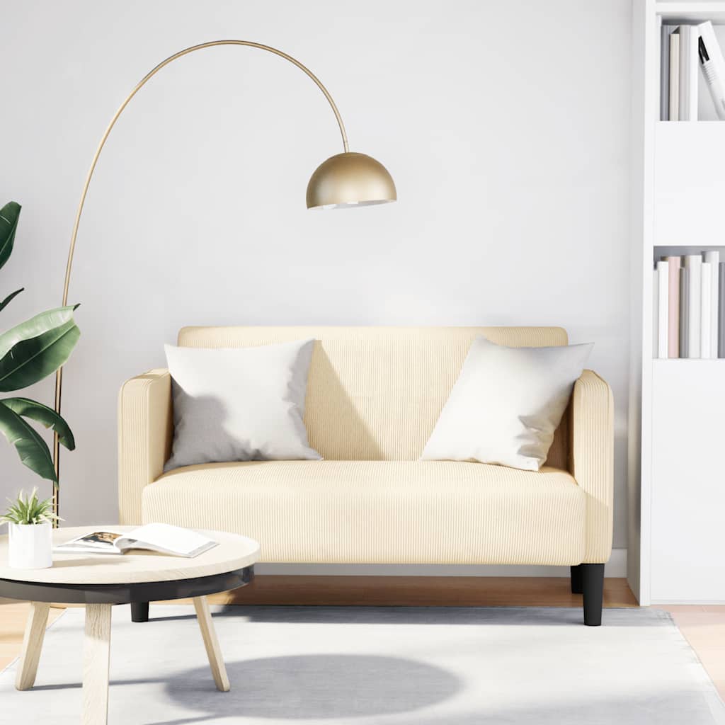 Loveseat Soffa 109 Cm Manchestertyg