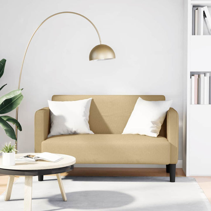 Loveseat Soffa 109 Cm Manchestertyg