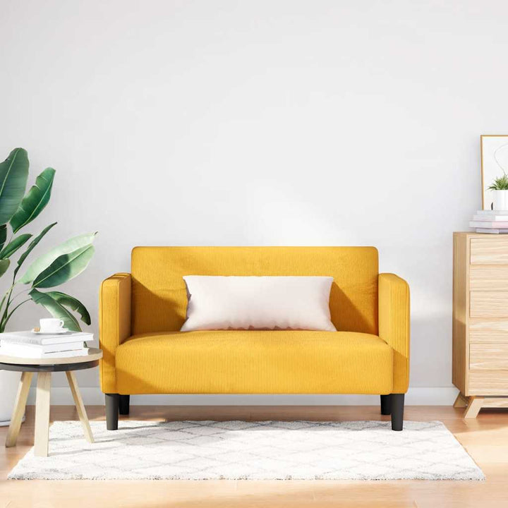 Loveseat Soffa 109 Cm Manchestertyg