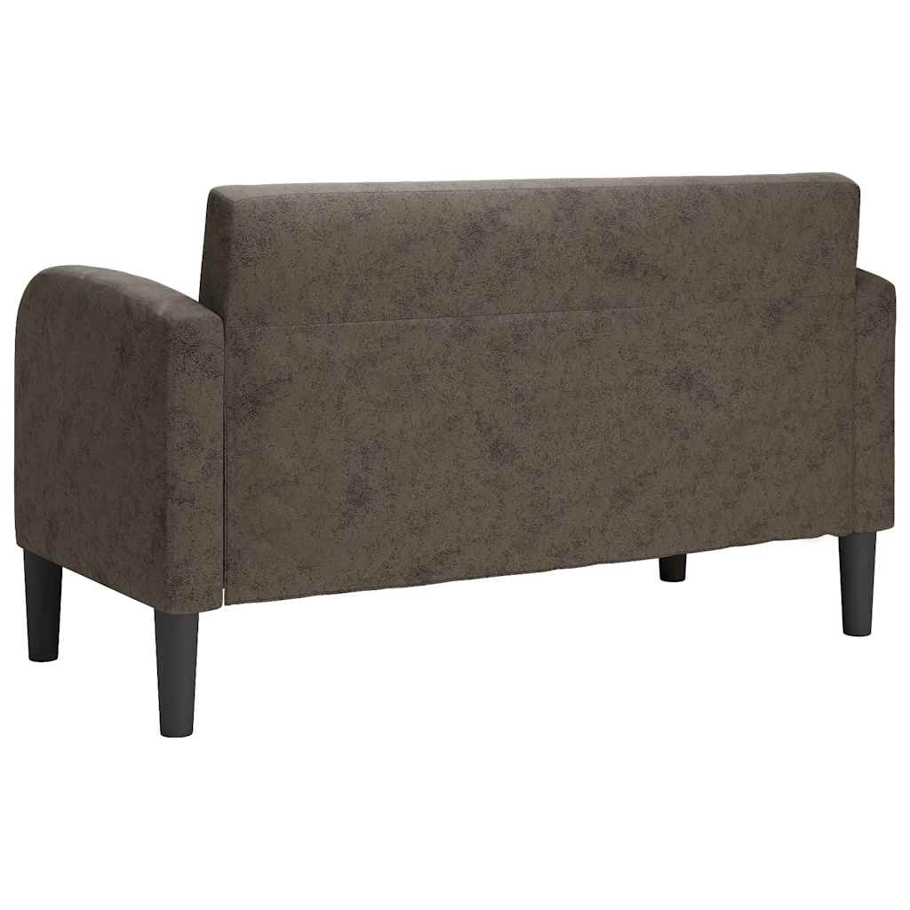 Loveseat Soffa 110 Cm Läderimitation