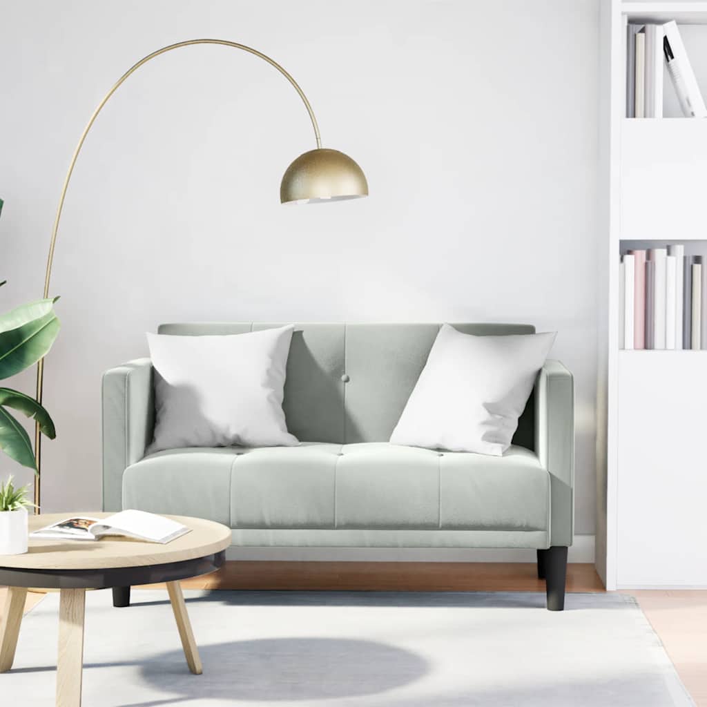 Loveseat Soffa 111 Cm Sammet