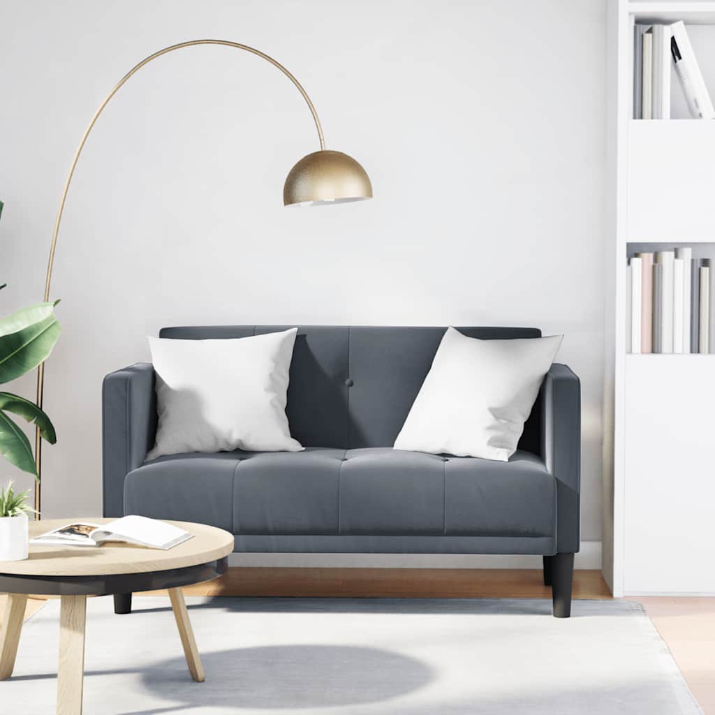 Loveseat Soffa 111 Cm Sammet