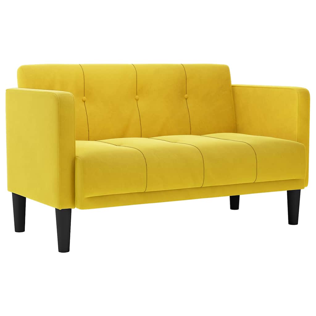 Loveseat Soffa 111 Cm Sammet