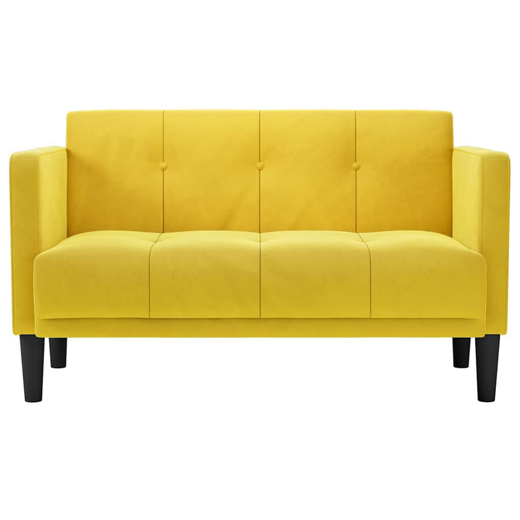 Loveseat Soffa 111 Cm Sammet