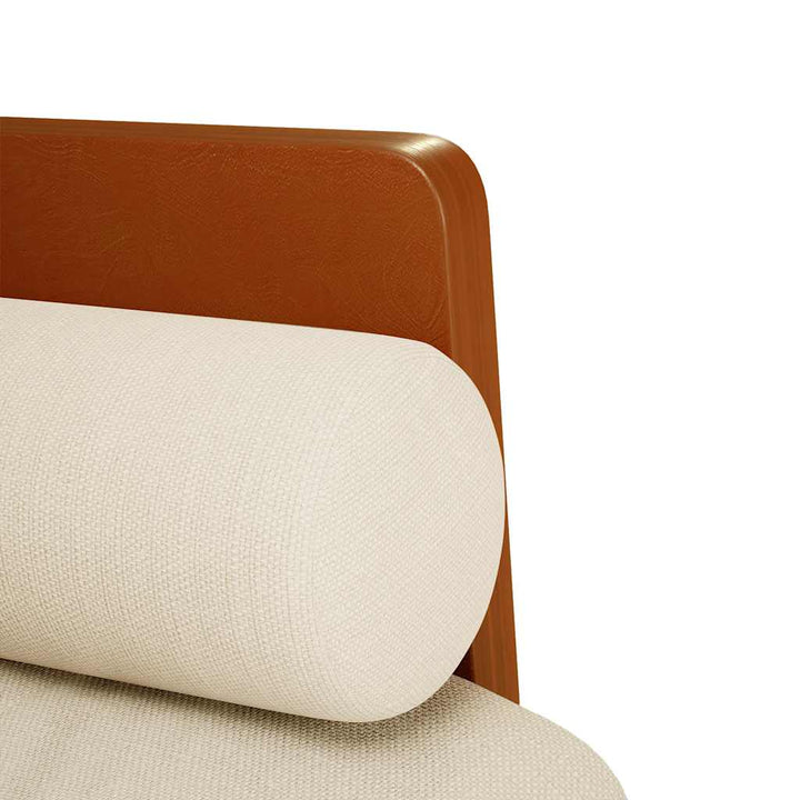Loveseat Soffa Med Dynor 110 Cm Linne