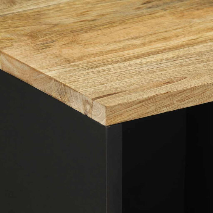 Skänk 80X33,5X75 Cm Massivt Grovt Mangoträ