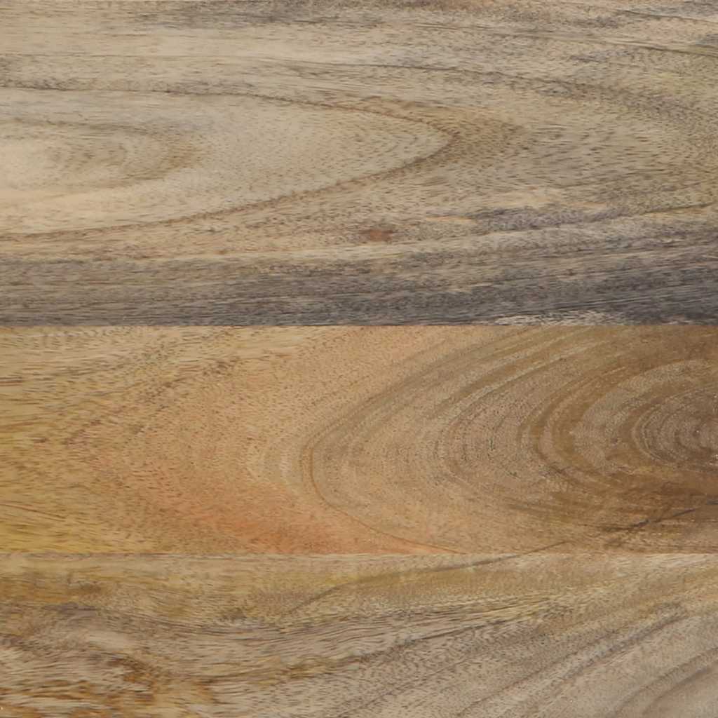 Tv-Bänk 100X33,5X46 Cm Mango I Massivt Trä